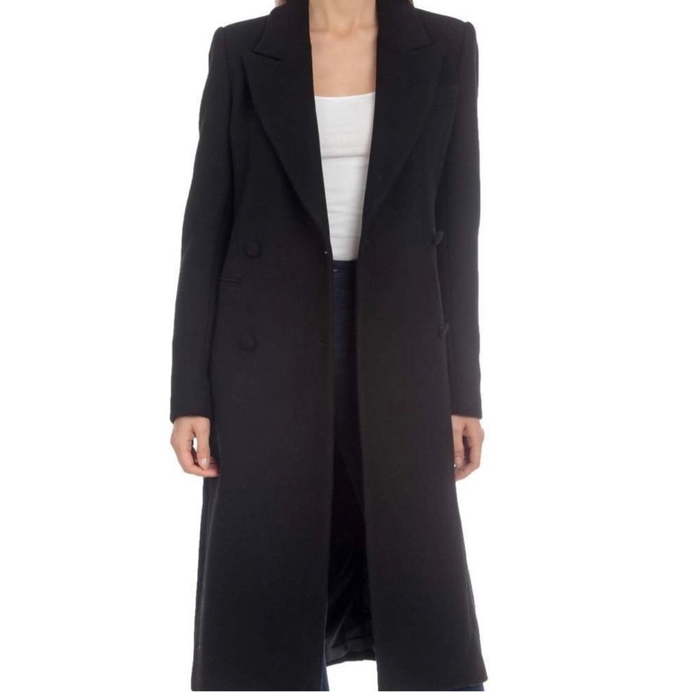 Avec Les Filles XS Tailored Wool Blend Coat